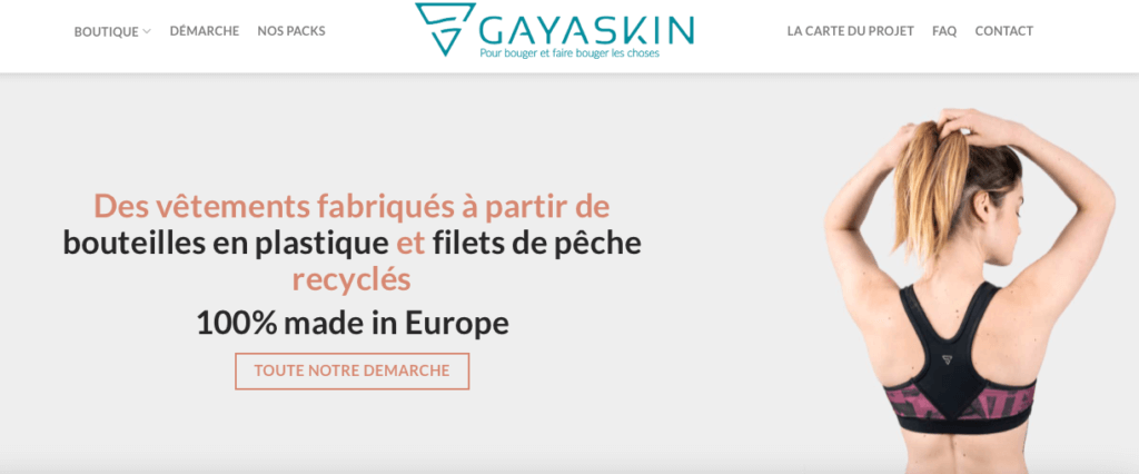 article Gayaskin la marque sportswear responsable by Fibre-running
