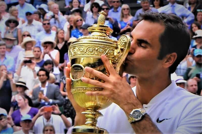 le roi des chelem en tennis Roger Federer