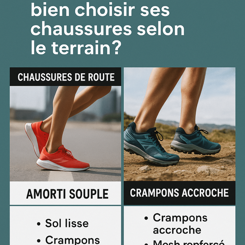 Comment bien choisir ses chaussures de running selon le terrain ?